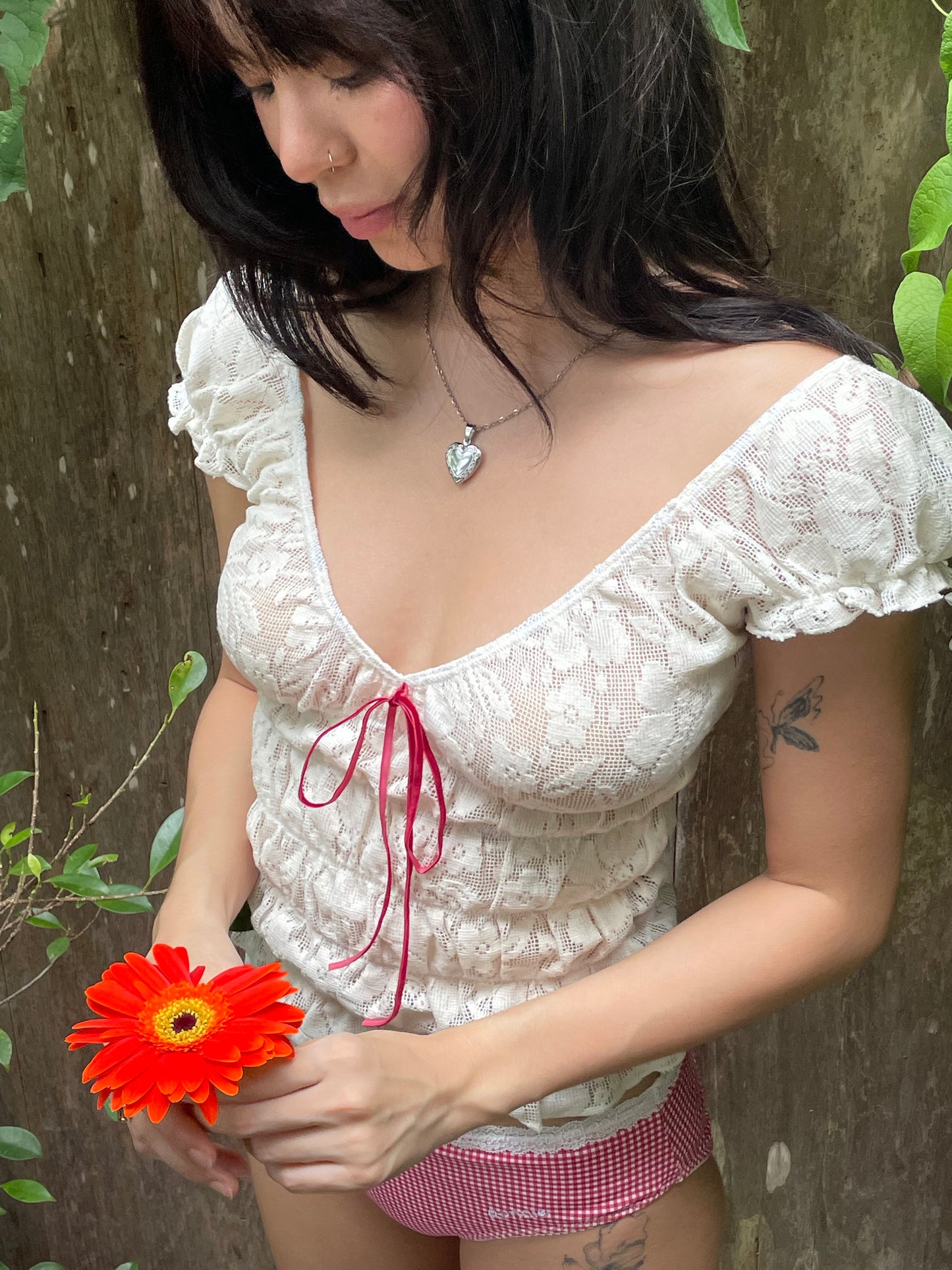 Camellia Lace Top