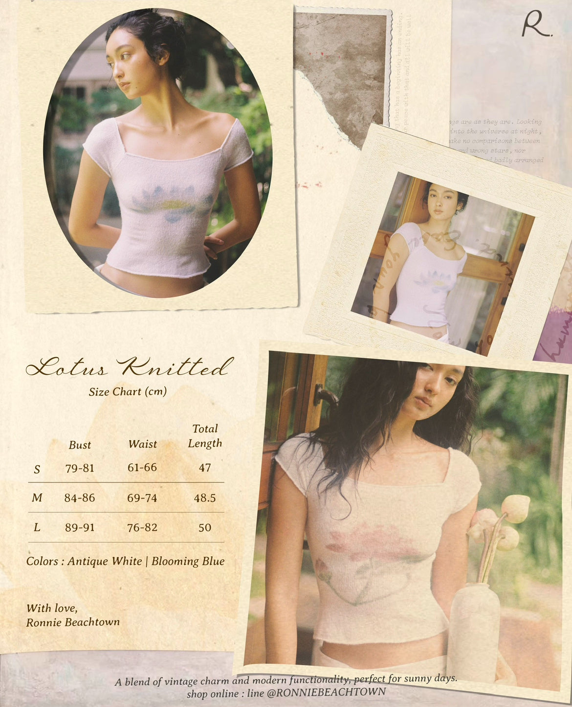 Lotus Knitted Tops
