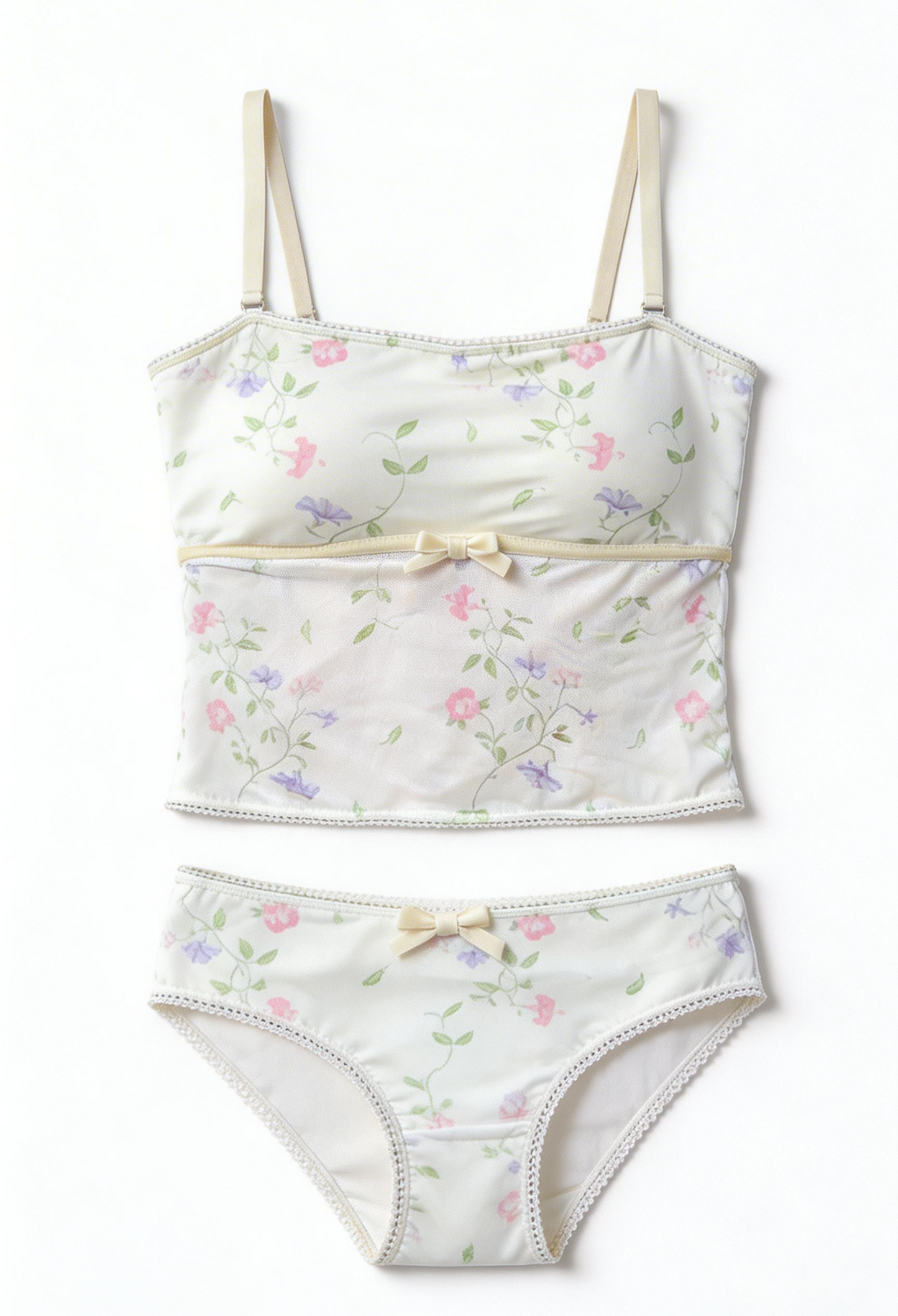 Betty two-piece swimsuit (ivory garden)