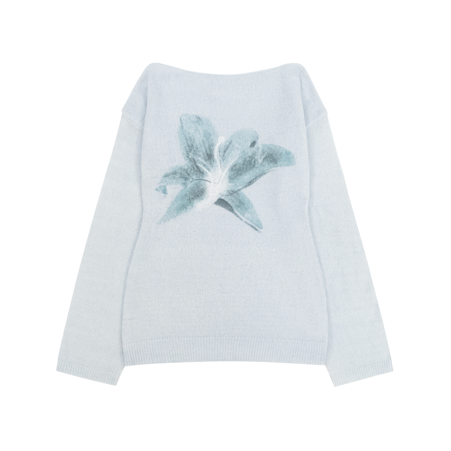 Lily Flower Knitted Sweater